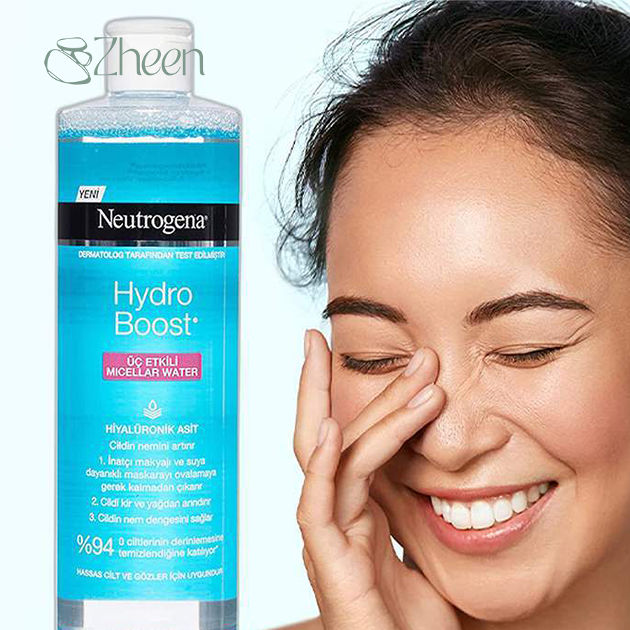 میسلار واتر نوتروژینا مدل Hydro Boost حجم 400 میلی لیتر